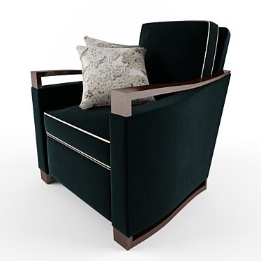 Luxury Toulouse Club Chair 3D model image 1 