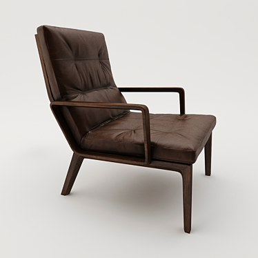 Luxury Comfort WK Armchair 3D model image 1 