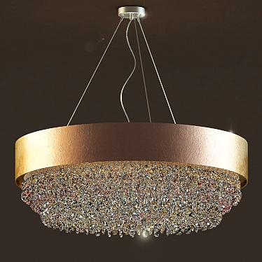 Elegant OLA S6 Chandelier 3D model image 1 