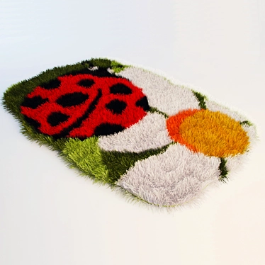 Ladybird Kids Mat: Soft and Fun 3D model image 1 