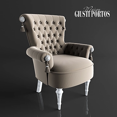 Elegant Regina Chair by GIUSTI PORTOS 3D model image 1 