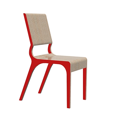 Elegant Monroe Chair 3D model image 1 