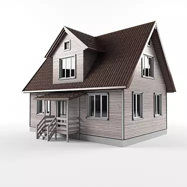 Cozy Garden Cottage 3D model image 1 
