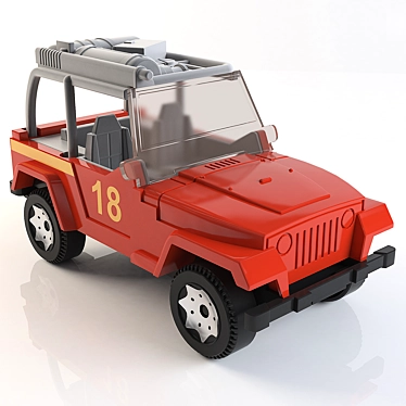 Off-Road Delight: Jeep Adventure 3D model image 1 