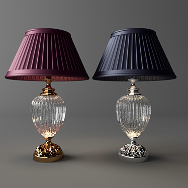 Vintage Elegance Lamp 3D model image 1 