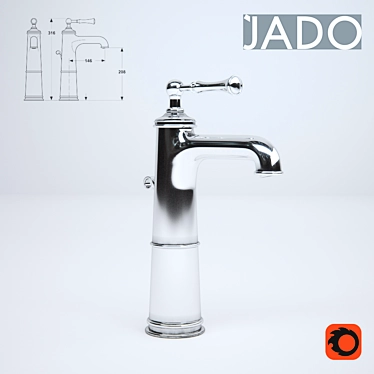 Jado Lighthouse: Illuminating Elegance 3D model image 1 