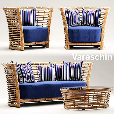 Exquisite Tonkino Garden Furniture 3D model image 1 