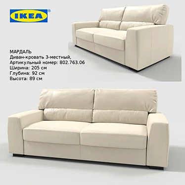 Mardala, sofa bed for 3 persons, IKEA