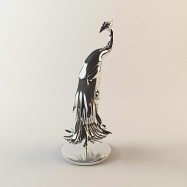 Feathered Friend: A Beautiful Bird 3D model image 1 