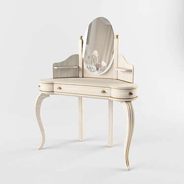 Vasiliya Corner Dressing Table 3D model image 1 