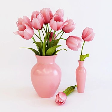 Pink tulips