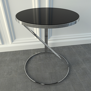 Artco Round Side Table 3D model image 1 