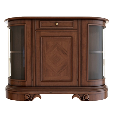 Elegant Mirandola 0519 Console 3D model image 1 