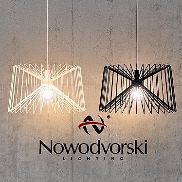 Ness Black Modern Pendant Light 3D model image 1 