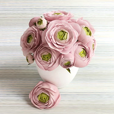 Pretty in Pink bouquet 3D model image 1 