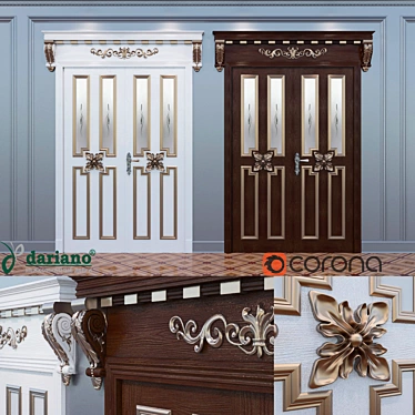 Elegant Carved Elements: Rossi Doria 3D model image 1 