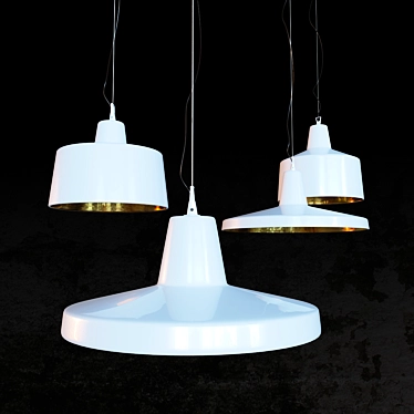 Karman Italia "Gangster" Suspension Lamps 3D model image 1 