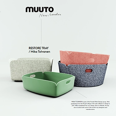 Muuto Packshot: Stylish Storage Solutions 3D model image 1 