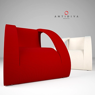 Antidiva Cut: Modern Armchair by Domenico De Palo 3D model image 1 