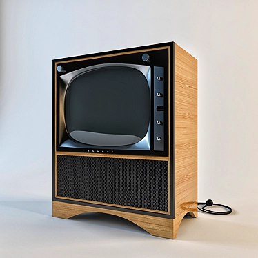 Retro TV: A Vintage Classic 3D model image 1 