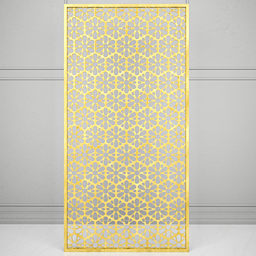 Golden Gate Decorative Grille Panel 3D model image 1 