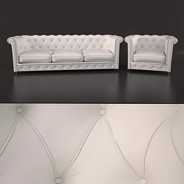 Chesterfield sofa by Piero Lissoni