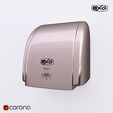 BXG Hand Dryer: Quick & Hygienic Drying 3D model image 1 
