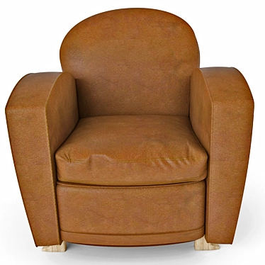 Elegant Relaxation Armchair 3D model image 1 