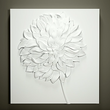 Think About Flowers: Elledue Flower 3D model image 1 