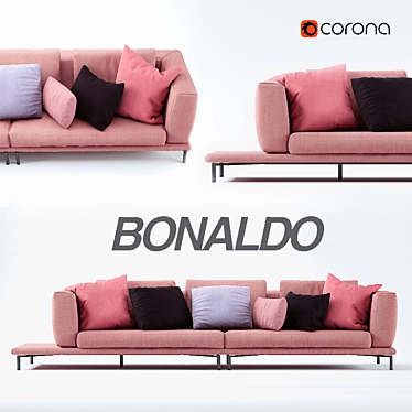 Modern Italian Sofa - Bonaldo Marc-U 3D model image 1 