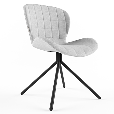 Zuiver OMG Chair: Sleek and Comfortable Seating Solution 3D model image 1 