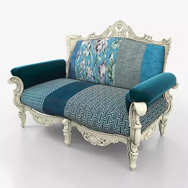 Elegant Comfort: Classic Sofa 3D model image 1 