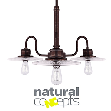 Vintage Coastal Suspension Light 3D model image 1 