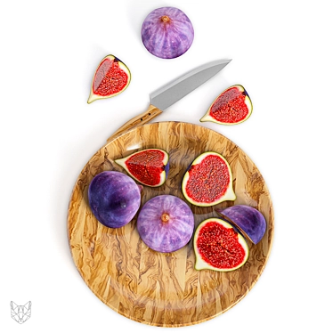 Delicious Figs for Lifelike 3D Renders 3D model image 1 