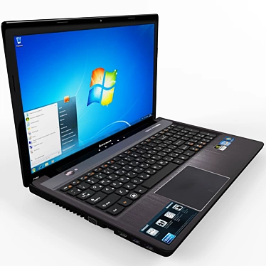 Lenovo IdeaPad Z580: High-Performance Laptop 3D model image 1 