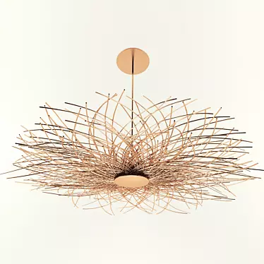 Rue Picot Suspension: Big, Round & Stylish 3D model image 1 