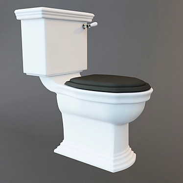 Classic Style Toilet Bowl 3D model image 1 