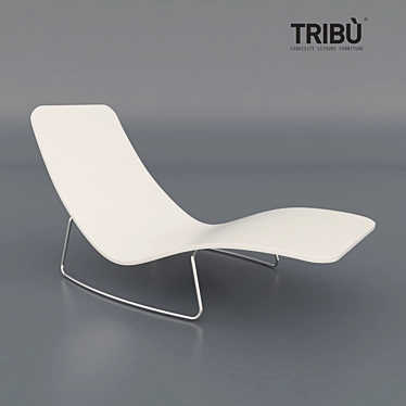 Retro Vibes Lounger 3D model image 1 