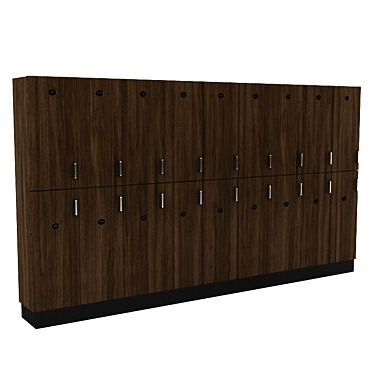 Secure Storage Solution 3D model image 1 