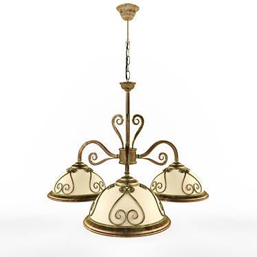 Elegant Kemar Verda VE3 Lighting 3D model image 1 