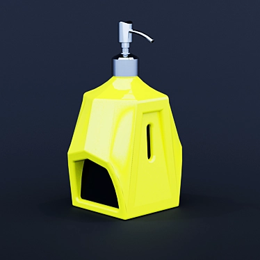 Luxury Liquid Soap Bottle 3D model image 1 