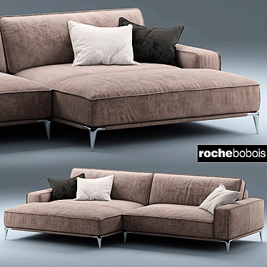 Elegant Dangle Ellica Sofa 3D model image 1 