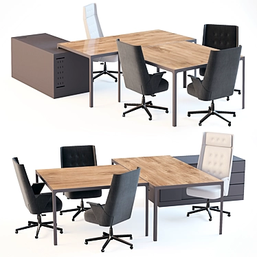 Estel Office Set: Stylish and Functional 3D model image 1 