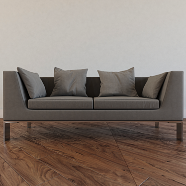 Sleek, Stylish Ultra Modern Sofa 3D model image 1 