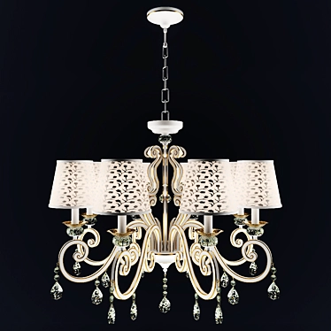 Elegant Merenga Chandelier (ARM241-08-G) 3D model image 1 