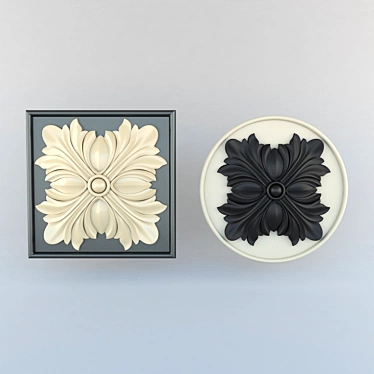 Elegant Rosette for Décor 3D model image 1 