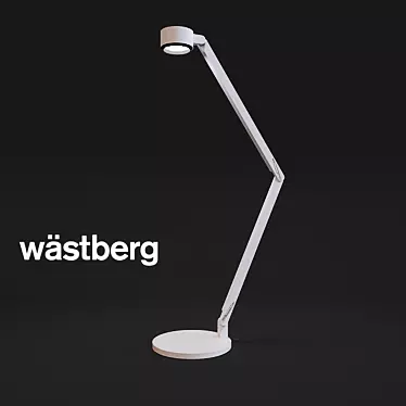 Wastberg Winkel: Minimalistic Plastic Lamp 3D model image 1 