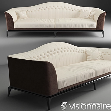 Luxury Visionnaire Freyr Sofa 3D model image 1 