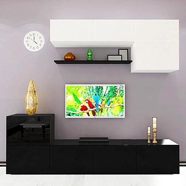 Modern TV & Multimedia Furniture 3D model image 1 