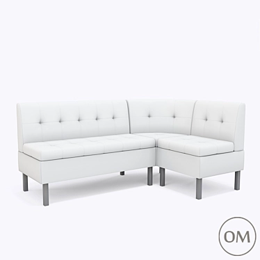 Modular Corner Kitchen Sofa: Sam 3D model image 1 